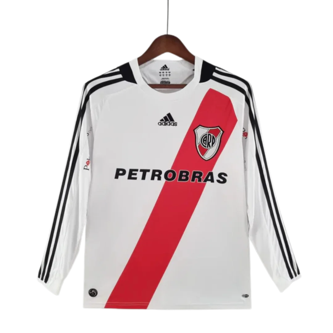 Camisa Manga Longa River Plate 09/10 Adidas – Branco – Futcompany | A melhor loja de Camisas de Time do Brasil