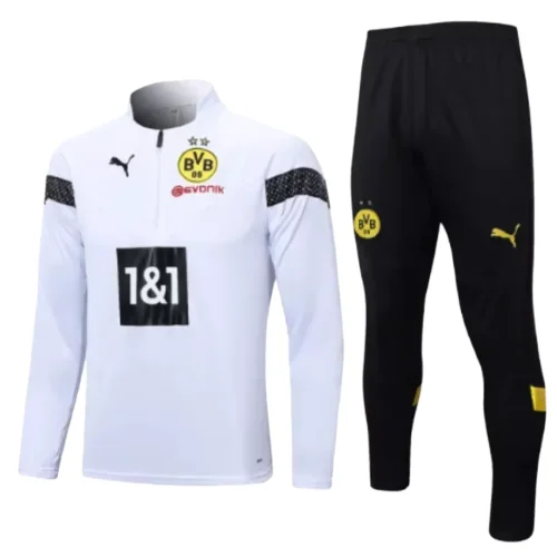 Conjunto de Treino Borussia Dortmund – Masculino – Branco – Futcompany | A melhor loja de Camisas de Time do Brasil