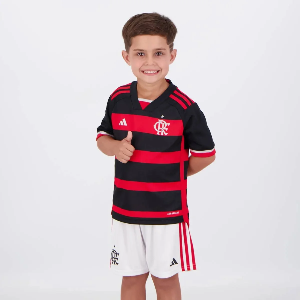 Conjunto Infantil Adidas Flamengo 2024 I - Imagem 3