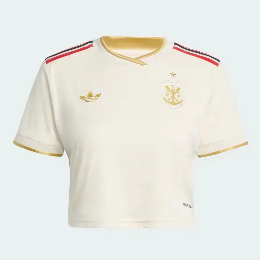 Camisa Feminina Adidas Flamengo 2025/26 III Cropped - Imagem 3